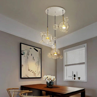 Jane Bubble Glass Pendants Modern  Elegant Teardrop LED Pendant