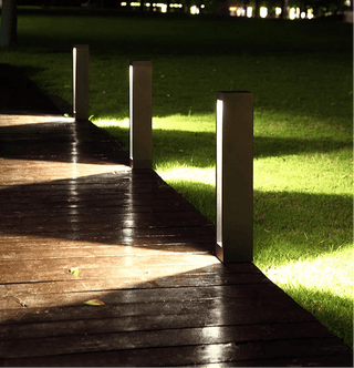 Jackson LED Outdoor Lawn Lamp Modern  Ultra Slim LED Panel Lighting