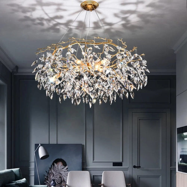 European Luxury Chandelier Modern Handcrafted Artisan Ceiling Light - Zynella