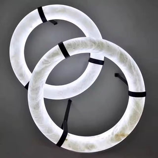 Wexford  Marble Ring Chandelier Premium Modern  Ultra Slim LED Panel Lighting
