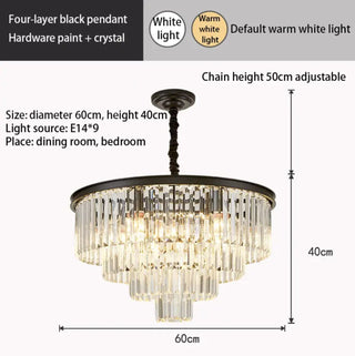 Gemini Chandelier Modern  Luxury Gold Frame Light Fitting