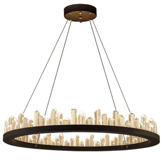 HANA Luxury Chandelier Modern  Rustic Industrial Hanging Lamp