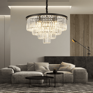 Gemini Chandelier Modern  Luxury Gold Frame Light Fitting