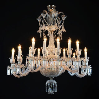 Vesper Crystal Chandelier Chic Modern  Handcrafted Artisan Ceiling Light