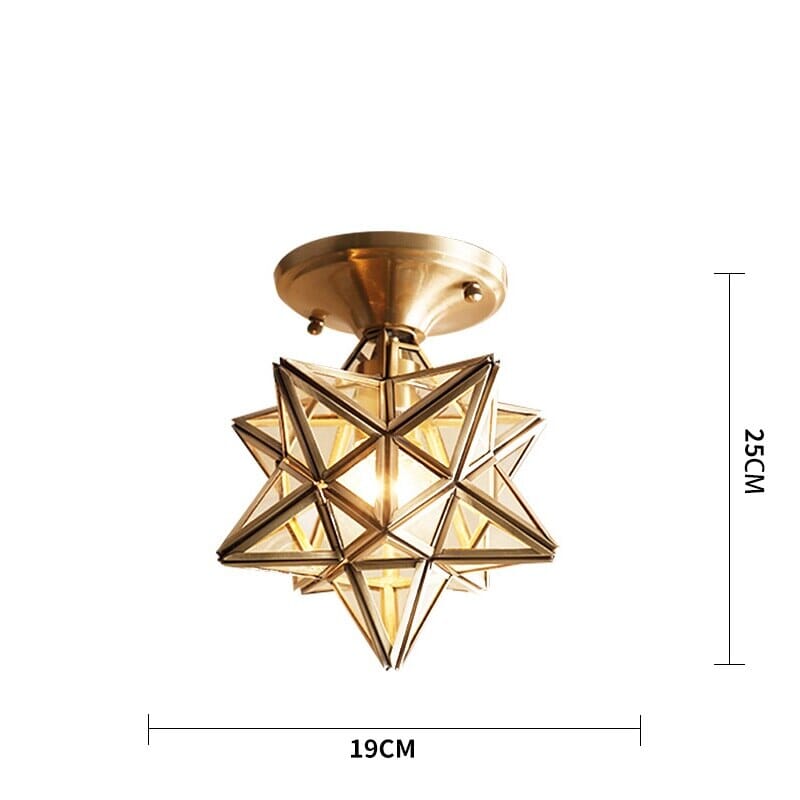 American Vintage Ceiling Lights Modern Handcrafted Artisan Ceiling Light - Zynella