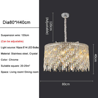 Freya Chandelier Modern  Sleek Linear Suspension Light