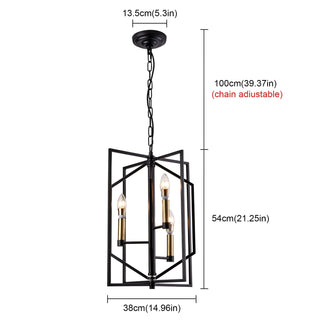 Industrial Cage Ceiling Light – Jules Metal Drum Shade Lamp