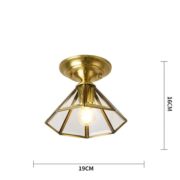 American Vintage Ceiling Lights Modern Handcrafted Artisan Ceiling Light - Zynella