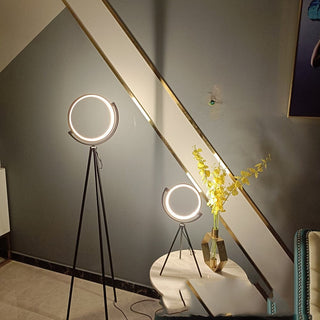 The Halo Lamp Refined Modern  Sleek Linear Suspension Light