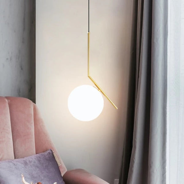 Astrid Scandinavian pendants Modern Luxury Gold Frame Light Fitting - Zynella