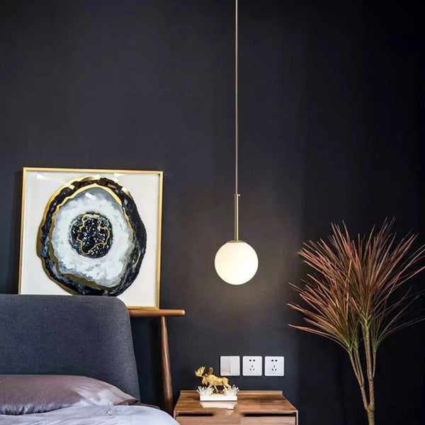 Astrid Scandinavian pendants Modern Luxury Gold Frame Light Fitting - Zynella