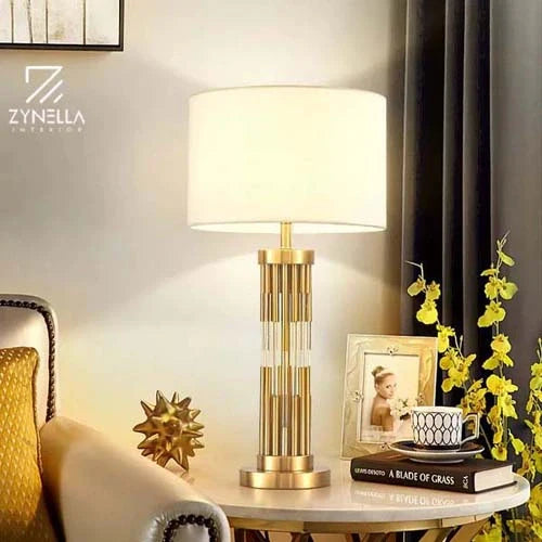 Luxury modern table lamp for living room and premium interior lighting