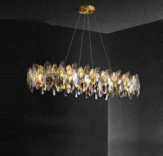 Riley Luxury Chandelier Collection Modern  Luxury Gold Frame Light Fitting