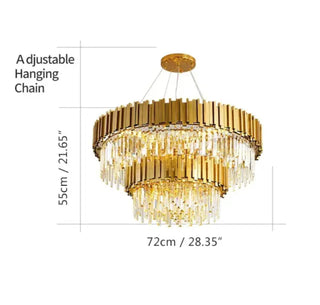 Queen Elizabeth Chandelier Premium Modern  Scandinavian Wooden Accent Light