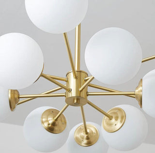Melanie Bubble Chandelier Modern  Ornate Antique Finish Fixture