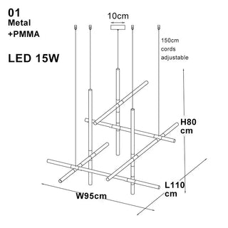 Stralix Minimalist Chandeliers Stylish Modern  Handcrafted Artisan Ceiling Light