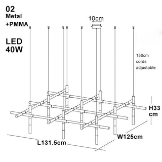 Stralix Minimalist Chandeliers Stylish Modern  Handcrafted Artisan Ceiling Light