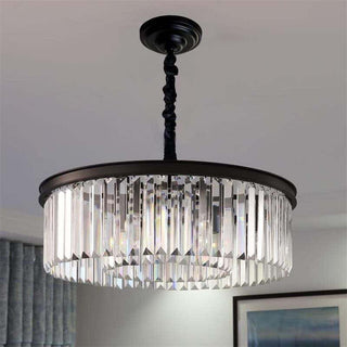Helena Crystal Pendant Modern  Rustic Industrial Hanging Lamp