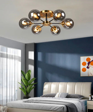 Jade Glass Ball Chandelier Modern  Timeless Lantern Style Wall Lamp