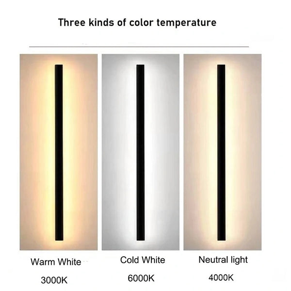 Zynella Linear: The Architectural Outdoor LED Sconce (IP65 Waterproof)
