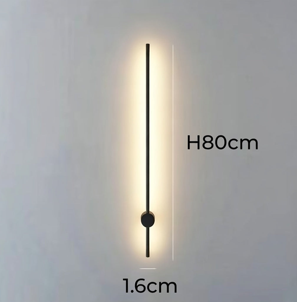 Yohan Pole Wall Lamp – Modern Vintage Brass Tube Light