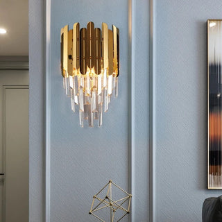 The Ivy Crystal Wall Lamp Stylish Modern  Contemporary Crystal Statement Fixture
