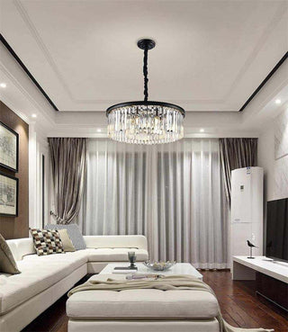 Helena Crystal Pendant Modern  Rustic Industrial Hanging Lamp