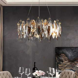 Riley Luxury Chandelier Collection Modern  Luxury Gold Frame Light Fitting
