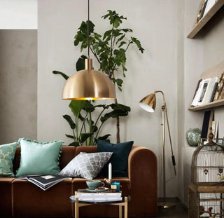 Zynella Brass Pendant Light Modern  Elegant Teardrop LED Pendant