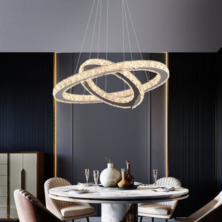 Sierra Ring Pendant Light Opulent Modern  Sleek Linear Suspension Light