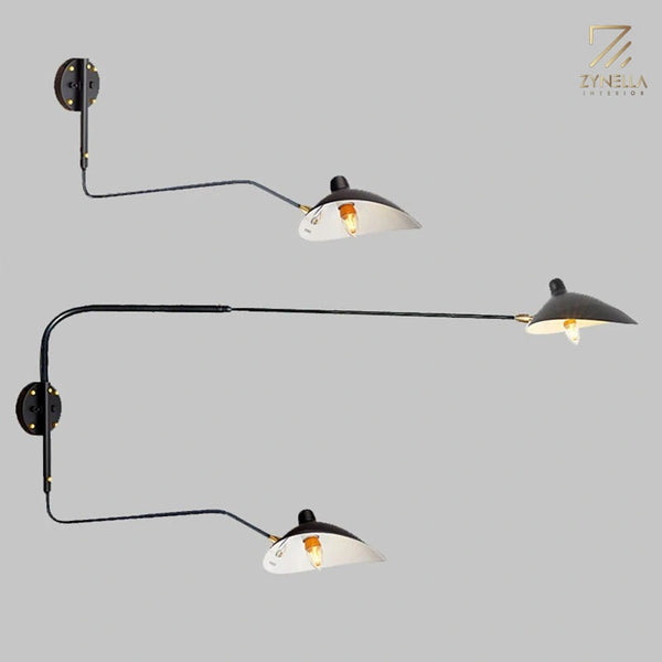 Dual Arc Modern Modern Wall Lamp