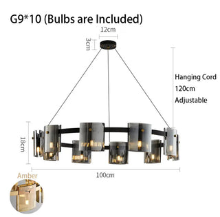 Houdini Chandelier Modern  Handcrafted Artisan Ceiling Light