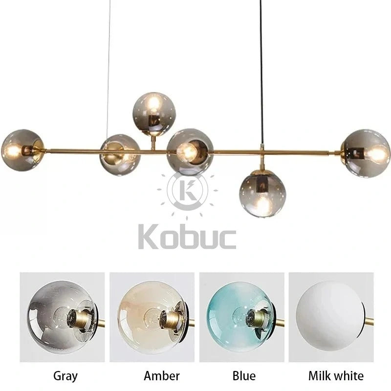 Amanda Glass Chandelier