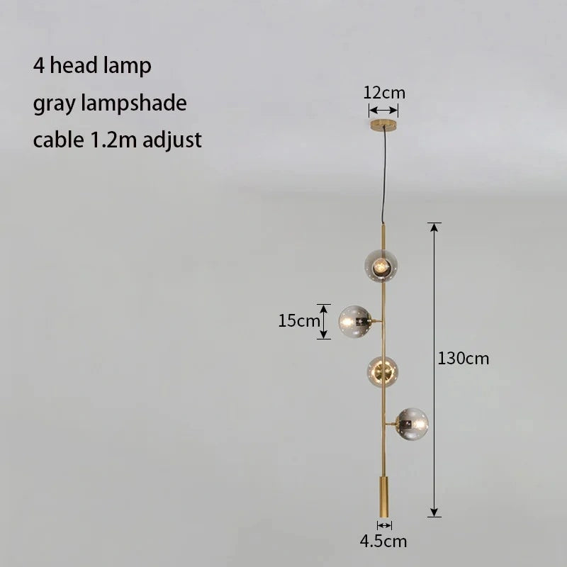 Amanda Glass Chandelier