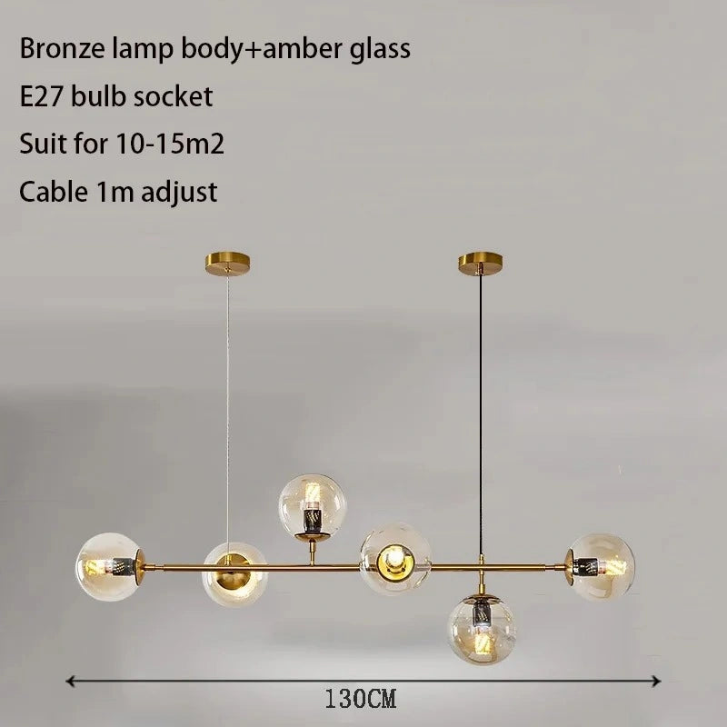 Amanda Glass Chandelier