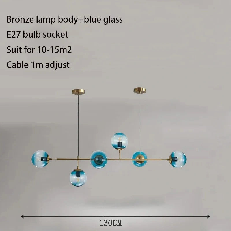 Amanda Glass Chandelier