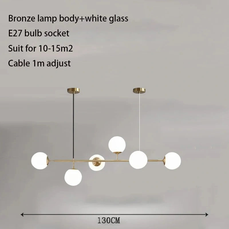 Amanda Glass Chandelier