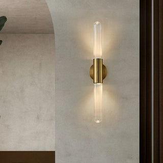 Nisa Glass Pole Lamp Modern  Luxury Marble Base Table Lamp