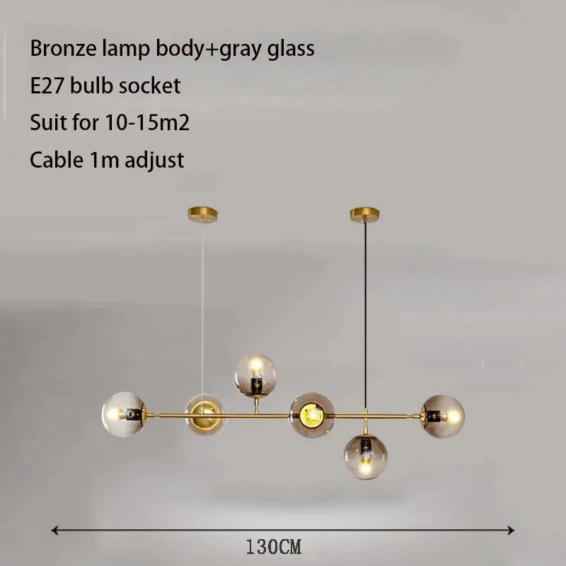 Amanda Glass Chandelier