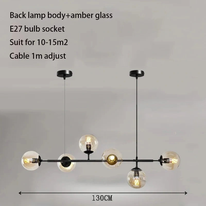 Amanda Glass Chandelier