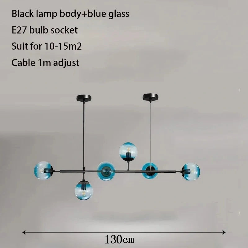 Amanda Glass Chandelier