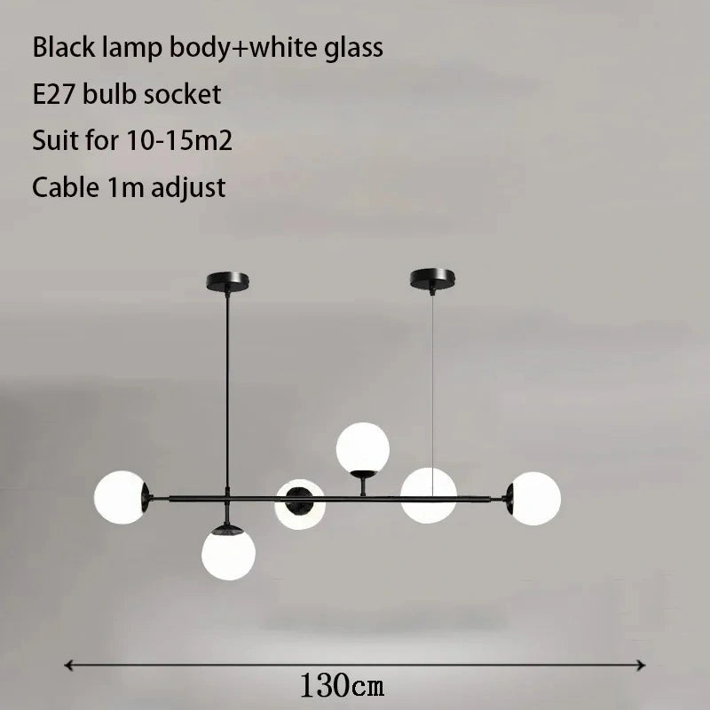 Amanda Glass Chandelier
