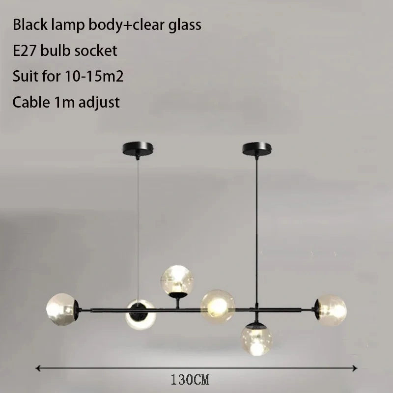 Amanda Glass Chandelier