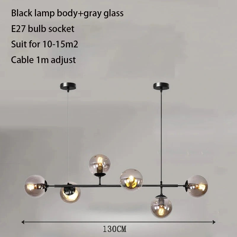 Amanda Glass Chandelier