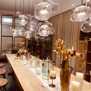 Jane Bubble Glass Pendants Modern  Elegant Teardrop LED Pendant