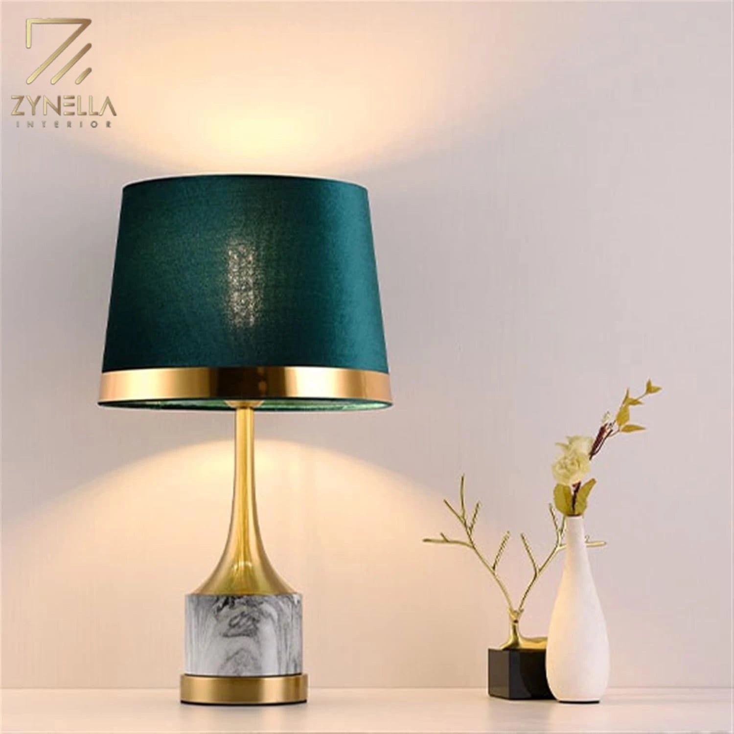 Zynella Marble Table Lamp