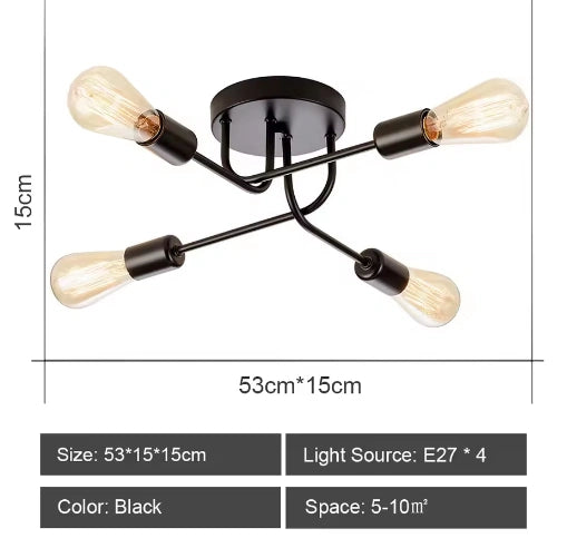 Kade Sputnik Modern Chandelier