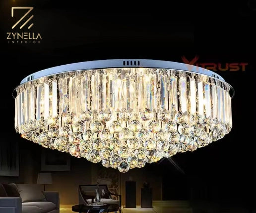 Eva Crystal  Ceiling Light And Wall Lamp