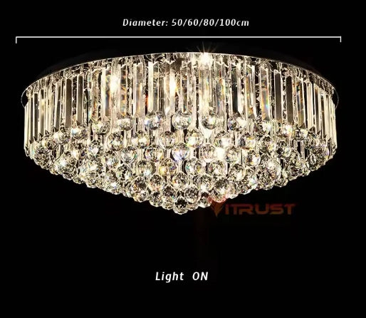 Eva Crystal  Ceiling Light And Wall Lamp