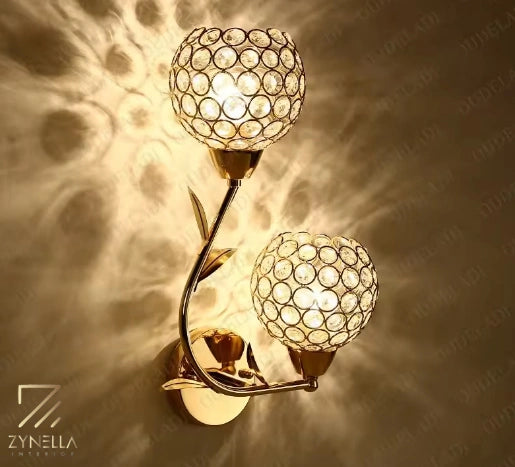 Eva Crystal  Ceiling Light And Wall Lamp
